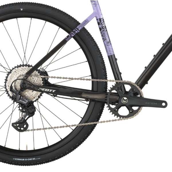 Bicicletta Scott Speedster Gravel 10 (Carbon Black/Tulip Purple)