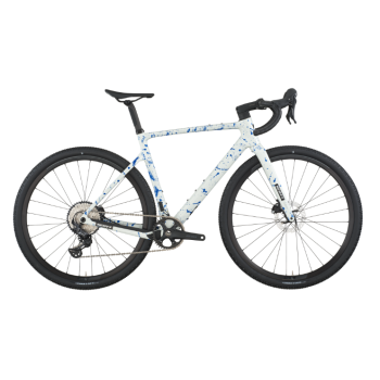 Bici Scott Addict Gravel 30 (White/Splatter Blue)