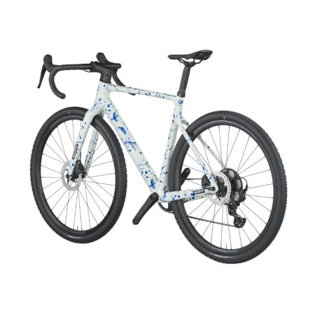 Bici Scott Addict Gravel 30 (White/Splatter Blue)