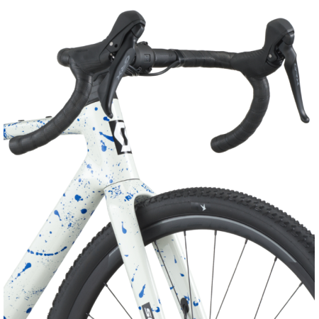 Bici Scott Addict Gravel 30 (White/Splatter Blue)