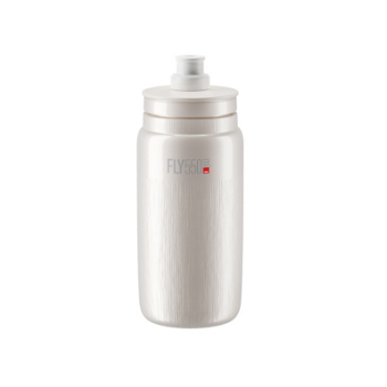 Elite Borraccia Fly Tex 550ml (White Pearly Grey Logo)