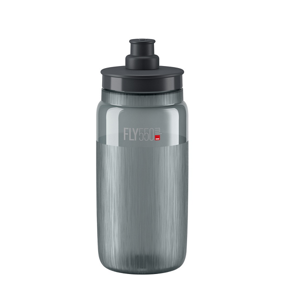 Elite Borraccia Fly Tex 550ml (Black Grey Logo)