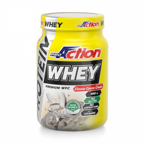 Proteine Proaction Protein Whey 900g Choco Cocco Almond