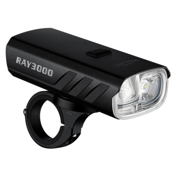 Magicshine Fanalino Anteriore A Led Bianco Ray 3000 USB-C Con Telecomando