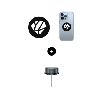 Shapeheart Piastra Metallo Adesiva + Supporto Magnetico Tappo Sterzo
