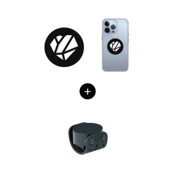 Shapeheart Piastra Metallo Adesiva + Supporto Magnetico