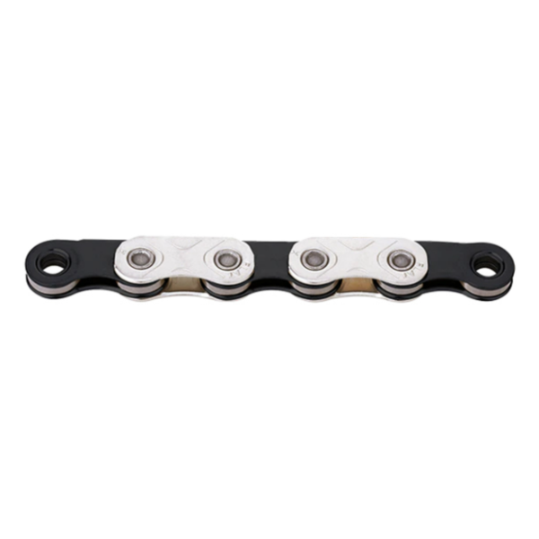 KMC Chain Catena X Flat Silver/Black x 126L Waxed