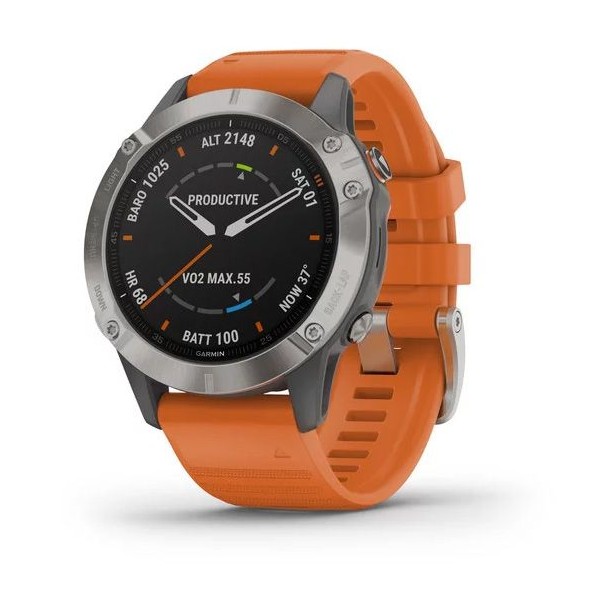 Orologio Gps Garmin Fenix 6 Sapphire Titanium