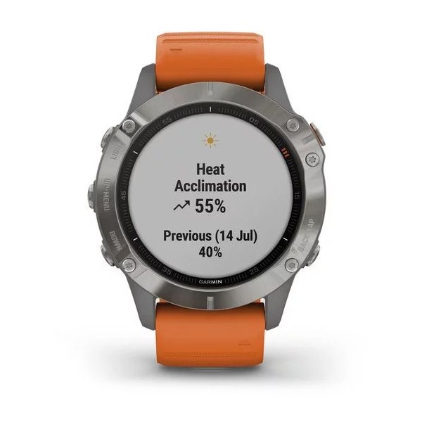Orologio Gps Garmin Fenix 6 Sapphire Titanium