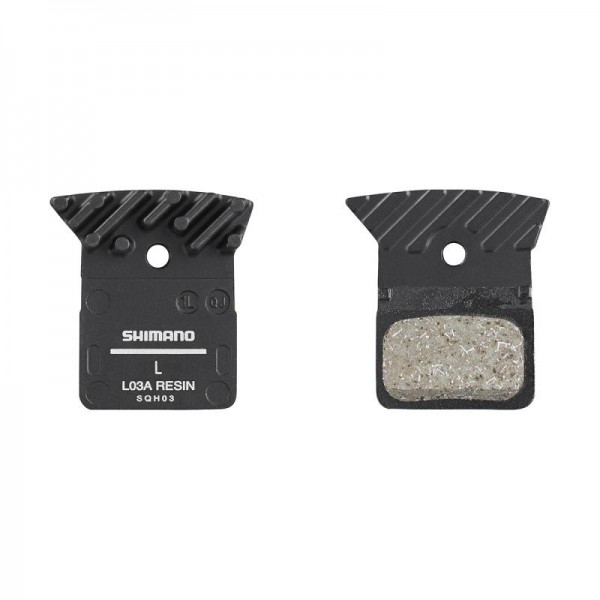 Pastiglie Freno Bici Ashima Semimetalliche | Alette Di Raffreddamento E Scanalature | Compatibili Con Impianti Shimano