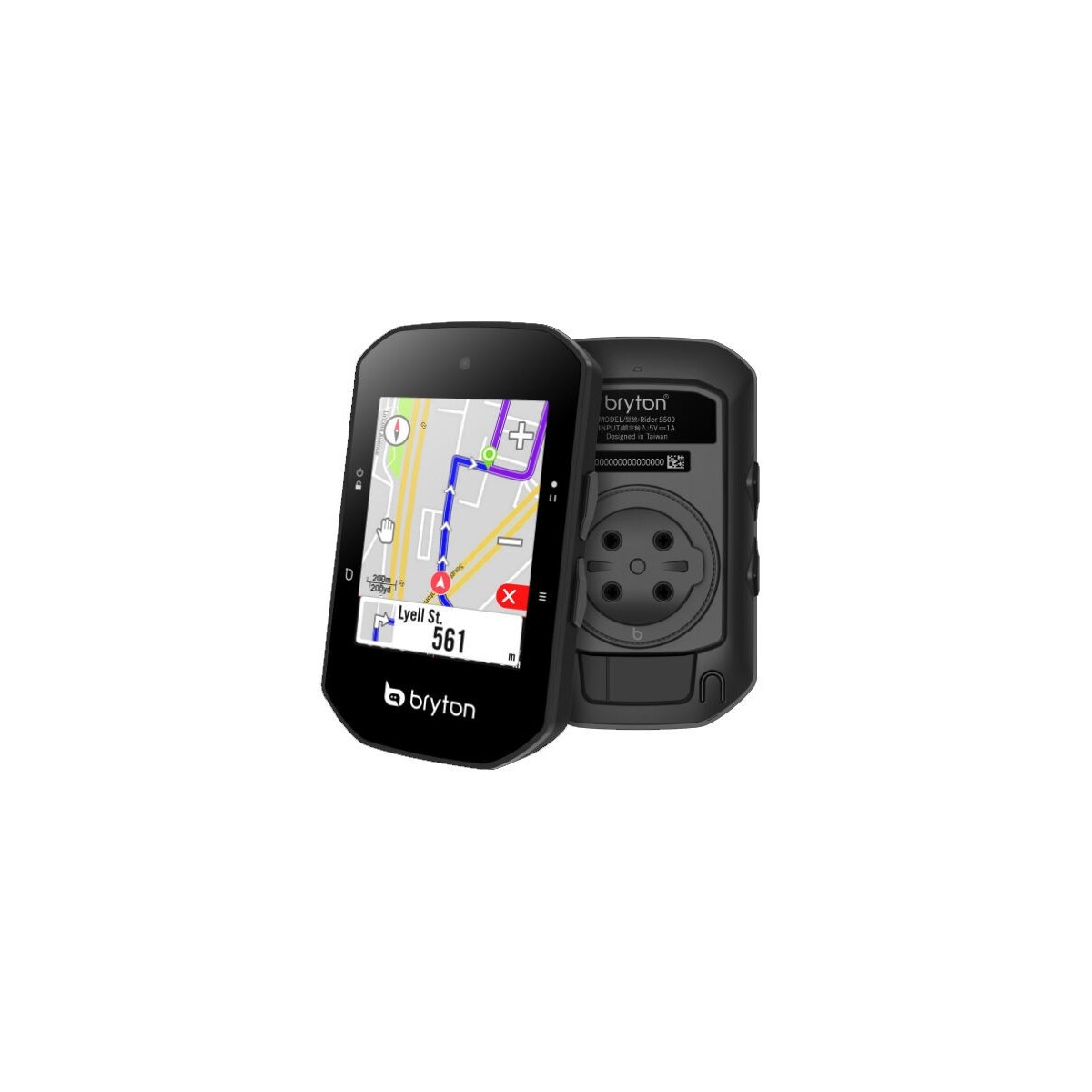 Ciclocomputer GPS bici BRYTON BR S500 T con sensori e fascia