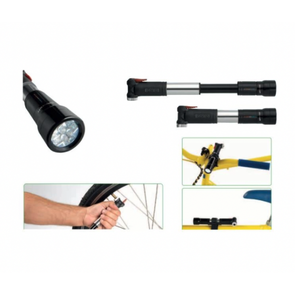 Pompe à vélo Barbieri + lumière...