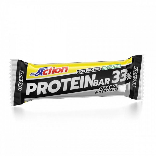Barretta Energetica Proaction Protein Bar 33% Arancia