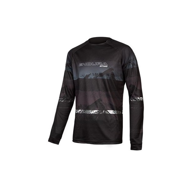Endura Mtb Long Sleeve Jersey Mt500 Scenic Ltd (Black)