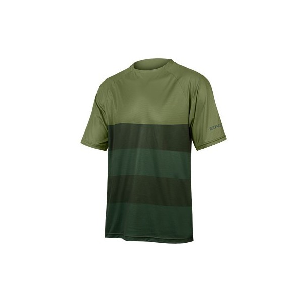 Endura SingleTrack Core T Short Sleeve Jersey (Green)