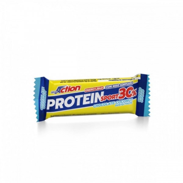 Proaction Protein Sport Barre énergétique 30 % chocolat-Cocunt