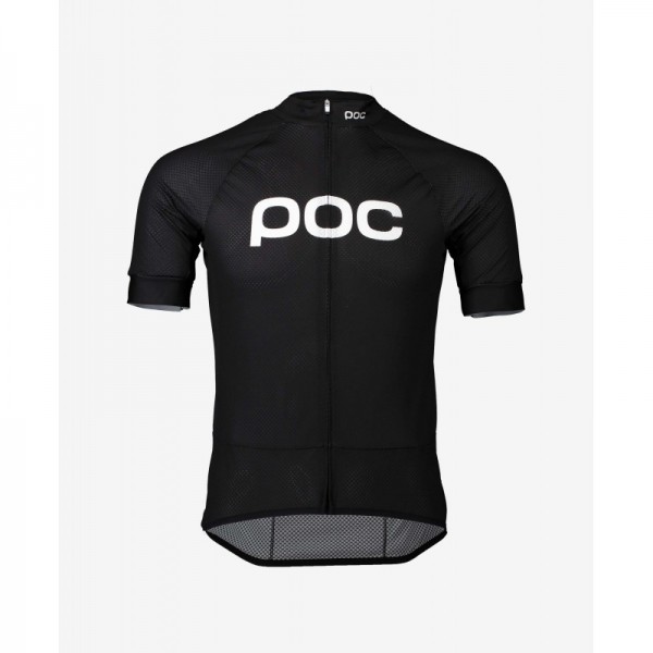 Maglia Poc Essential Road Logo Jersey (Logo Bianco)