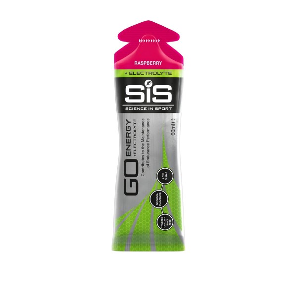 SIS Go Energy Gel + Électrolyte Framboise 30x60ml