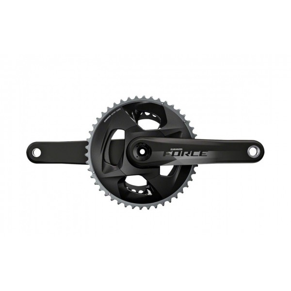 Pédalier SRAM Force AXS 170mm Avec Capteur De Puissance QUARQ Double Plateau 46/33T + 40T