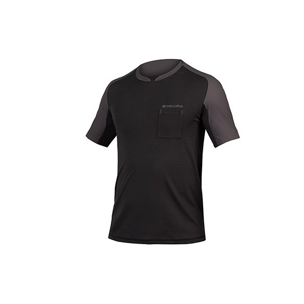 Endura GV500 Foyle T Short Sleeve Jersey (Black)