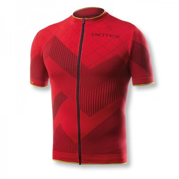 Maillot manches courtes Biotex Soffio (Rouge)