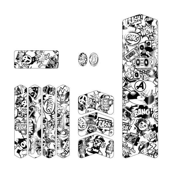 Kit Adesivi Algis Protezione Telaio M - Comics