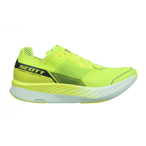 Scott Women's Speed Carbon Rc Shoes (White / Yellow)