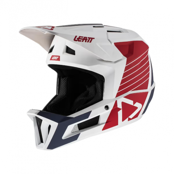 Leatt Integral Mtb Gravity 1.0 Helmet (White / Blue / Red)
