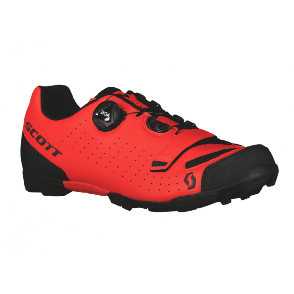 Scott Mtb Comp Boa Shoes (Red / Black)