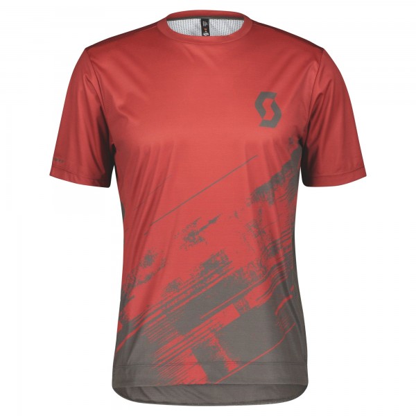 Scott Trail Vertic Men's Shirt (Gray / Red)