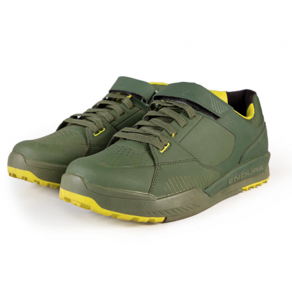 Endura MT500 Burner Clipless Shoes (Green)