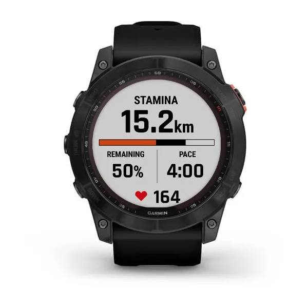 Montre Garmin Fénix 7X Solar – GPS Multisport, Charge Solaire, Grande Taille, Neuve