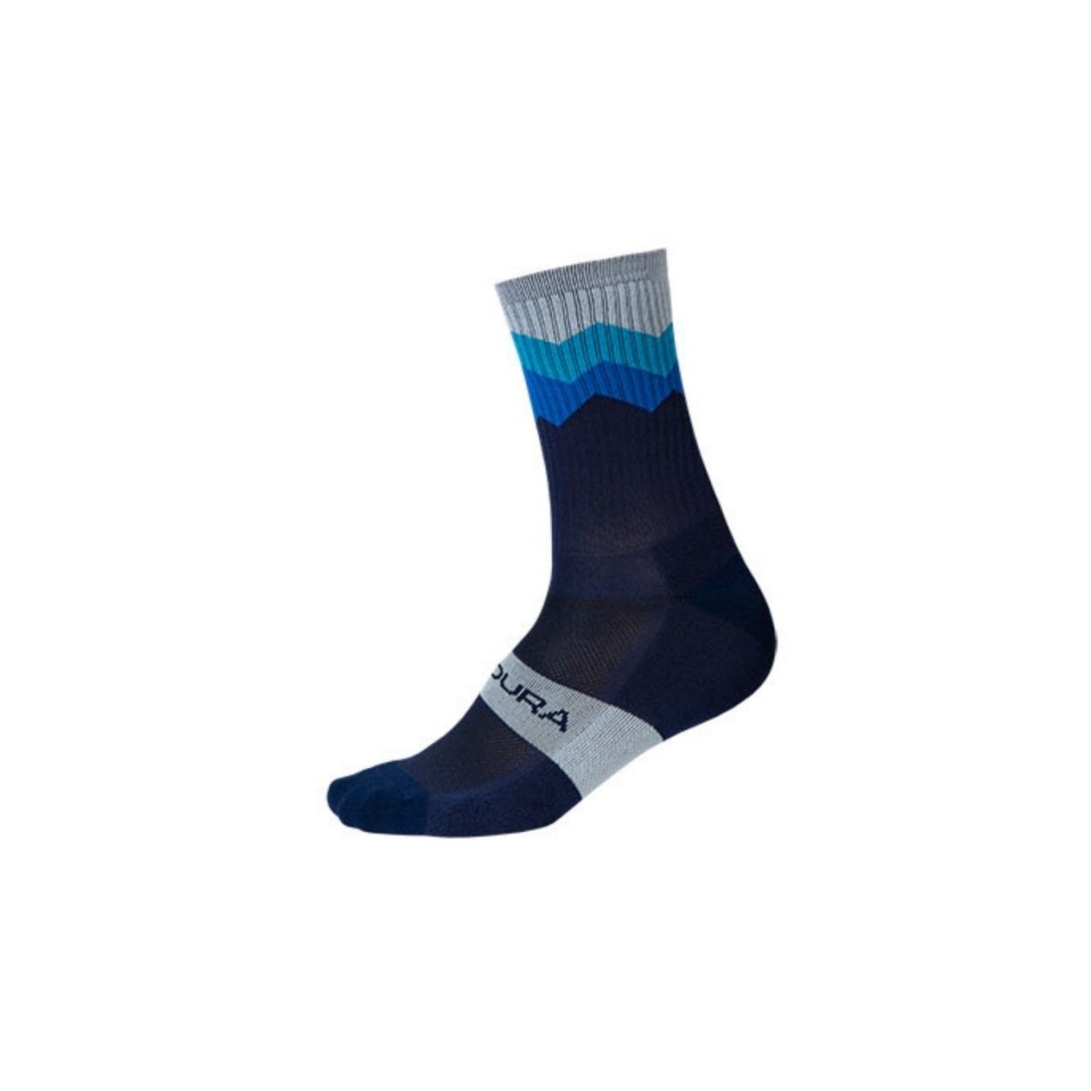 Endura Jagged Merino Winter Socks - Warm, Odor-Resistant Bike Socks With Arch Support & Long Cuff