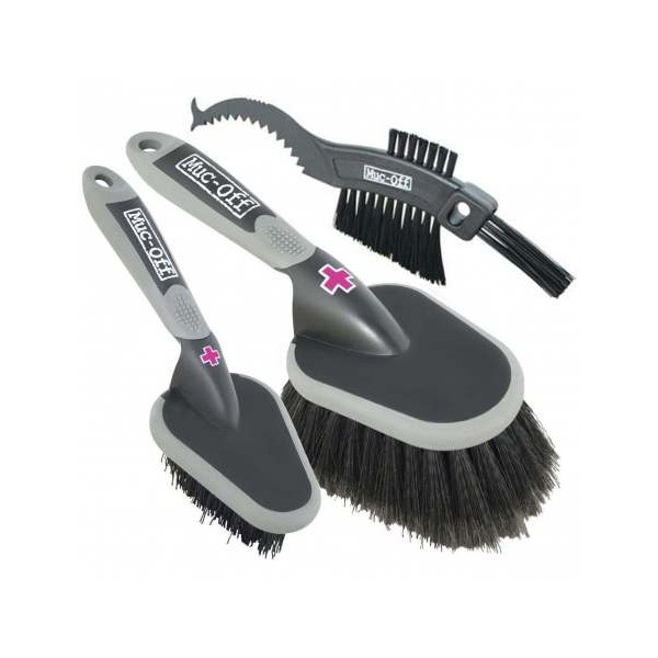 MUC-OFF Brushes Kit 3 pieces