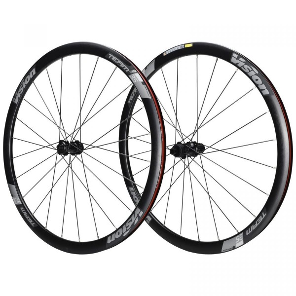 Coppia Di Ruote Vision Team 35 Disc Copertoncino (Center Lock)