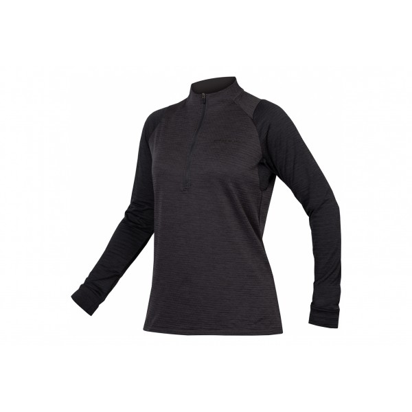 Endura Women's Fleece Singletrack Jersey (Black)