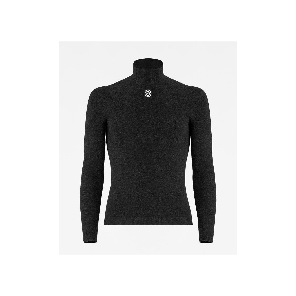 sourcing Map Maglia da Uomo a Collo Alto Slim Fit Manica