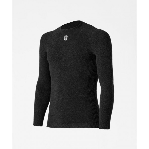 Silverskin Stay Warm Long Sleeve Thermal Crew Neck (Anthracite)