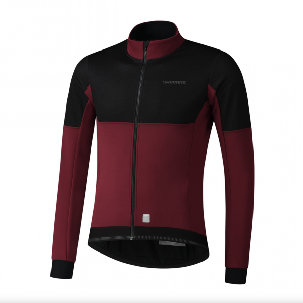 Maillot manches longues Shimano Base Layer Beaufort (rouge épice)