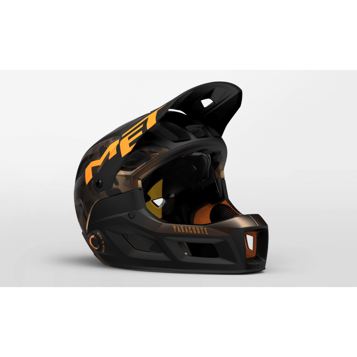Casque Vélo Urbain MET Terranova MIPS Sport - Taille L, Couleur Orange - Design Aérodynamique, Rembourrage Confortable