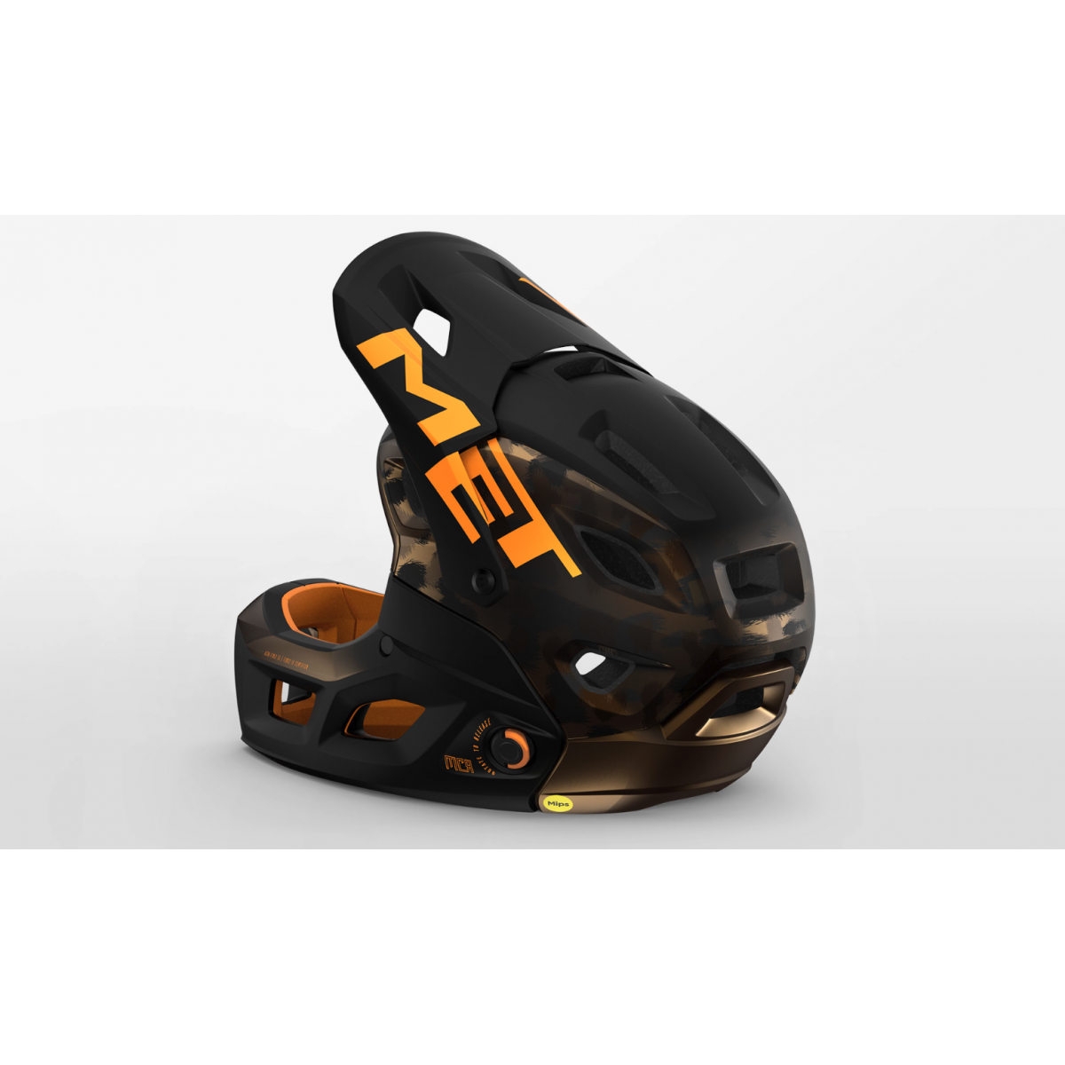 Casque VTT Full Face MET Parachute MCR MIPS - Protection Maximale Convertible