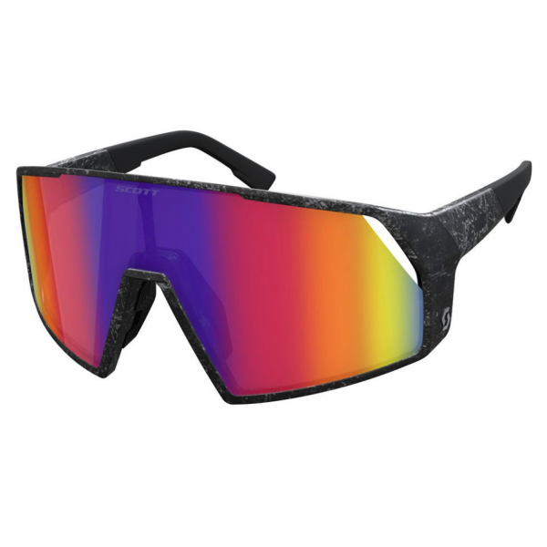Scott Shield Compact Sunglasses (Black Matt / Teal Chrome)