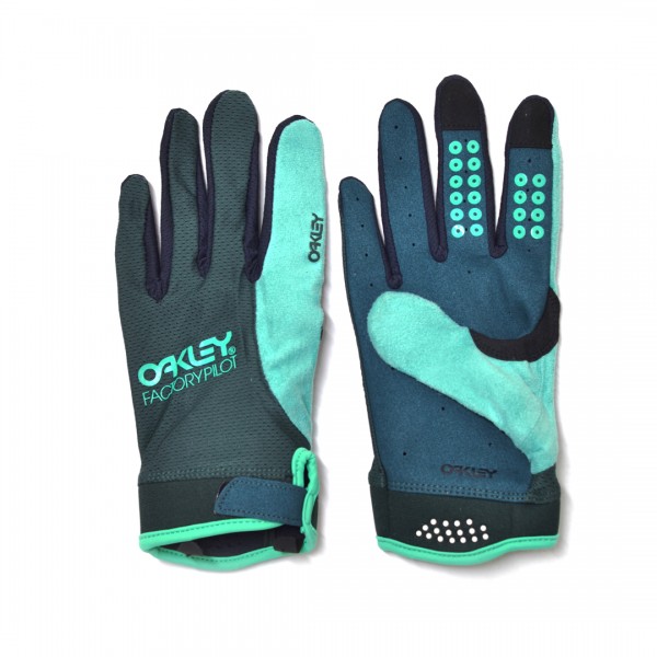 Oakley All Mountain Gloves (Hunter Green - Helmet)