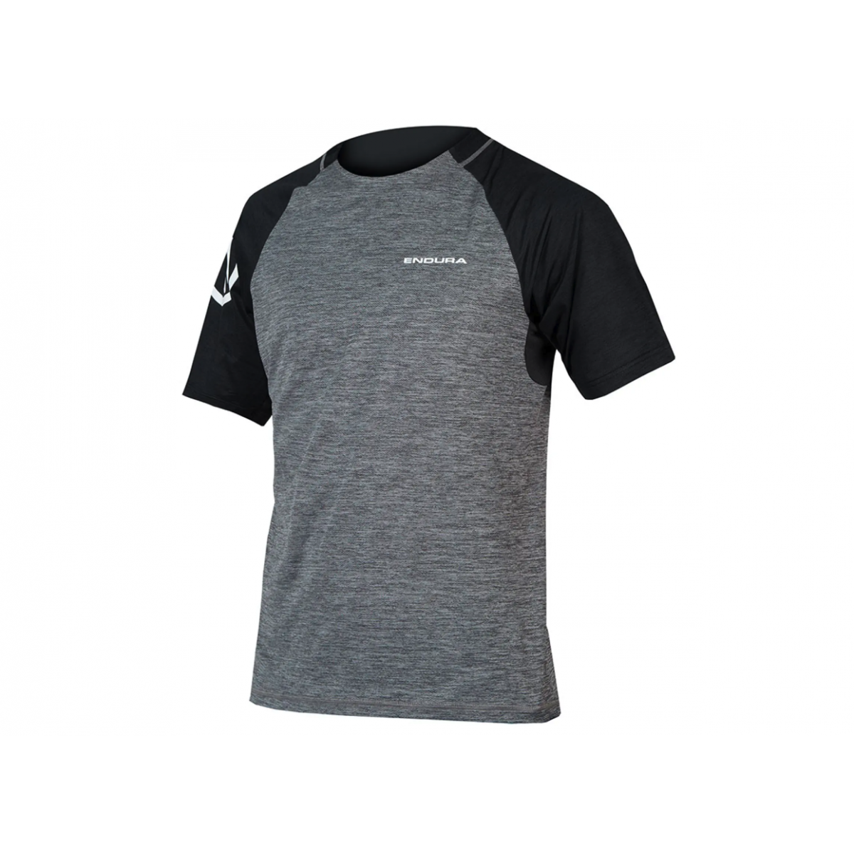 Mailot Simple Maillot Endura SingleTrack SS gris tain