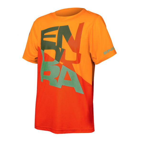 T-shirt Endura Kids SingleTrack Core (Tangerine)