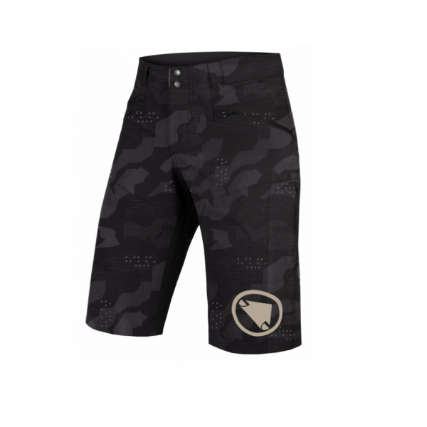 Pantalon Endura Singletrack Lite Short II (camouflage noir)