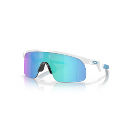Oakley Resistor Junior Glossy White w/ Prizm Sapphire