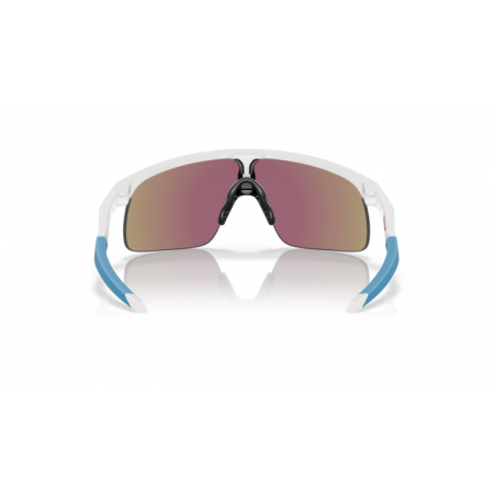 Occhiali Oakley Resistor Junior Bianco Lucido w/ Prizm Sapphire