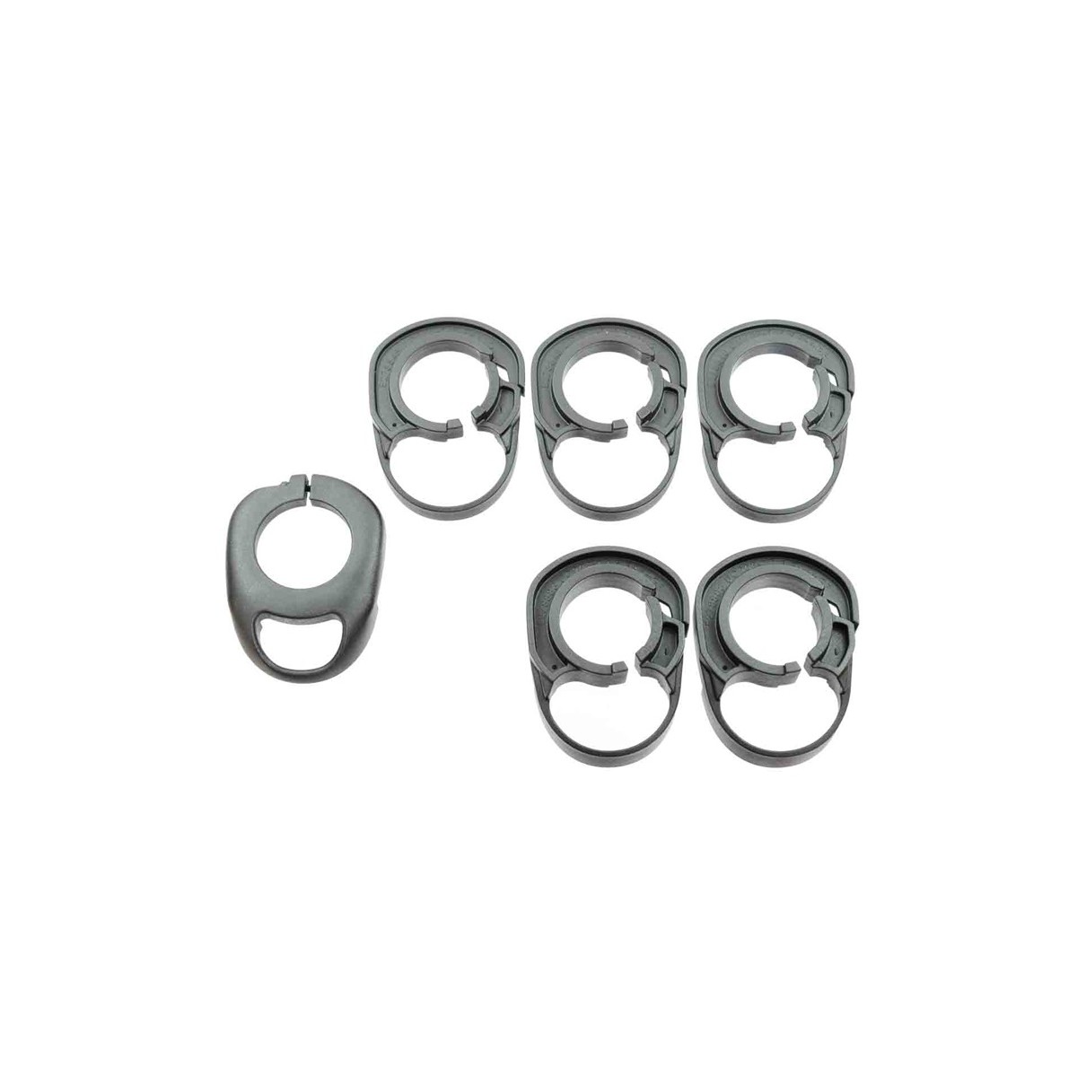 Jeu D'entretoises De Potence En Carbone – 7 Pièces (3,5,8,10,15,20,30 Mm), Pour Tube 1 1/8", Brillant