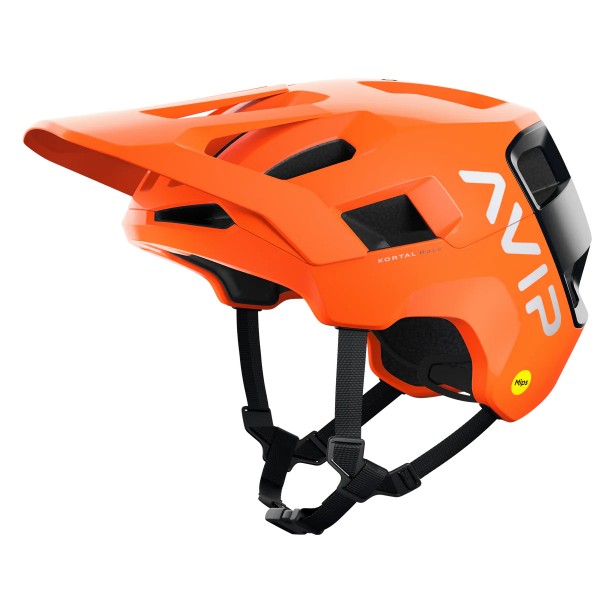 Poc Kortal Race Mips Helmet (Fluorescent Orange AVIP/Uranium Black Matt)